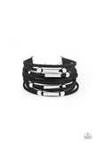 Back To BACKPACKER - Black Bracelet Paparrazi Accessories