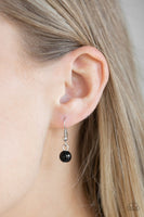 Very Valentine - Black Heart Necklace Paparrazi Accessories