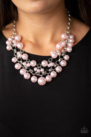 BALLROOM Service - Pink Pearl necklace Paparrazi Accessories