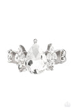 Yas Queen - White Bling Ring Paparazzi Accessories