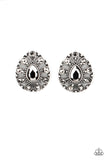 Treasure Retreat - Silver Bling Post Earrings Paparrazi Accessories