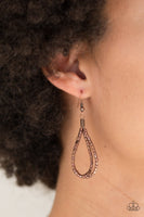 Catwalk Queen - Copper Seed Bead Necklace Paparazzi Accessories N4