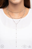 Think Like A Minimalist Silver LOTP Necklace Paparrazi Accessories