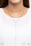 Think Like A Minimalist Silver LOTP Necklace Paparrazi Accessories