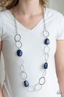 Modern Day Malibu - Blue long necklace Paparrazi Accessories