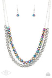 Color Of The Day - Multi Necklace Paparazzi Accessories Oil Spill N6