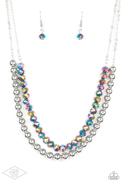 Color Of The Day - Multi Necklace Paparazzi Accessories Oil Spill N6