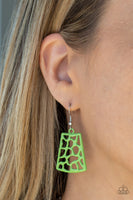 Powerful Prowl - Green Necklace Paparrazi Accessories
