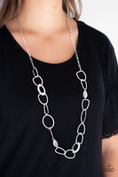 Metro Nouveau - Silver Necklace Paparrazi Accessories