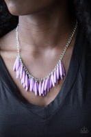 Full Of Flavor - Purple Lavender Necklace Paparrazi Accessories