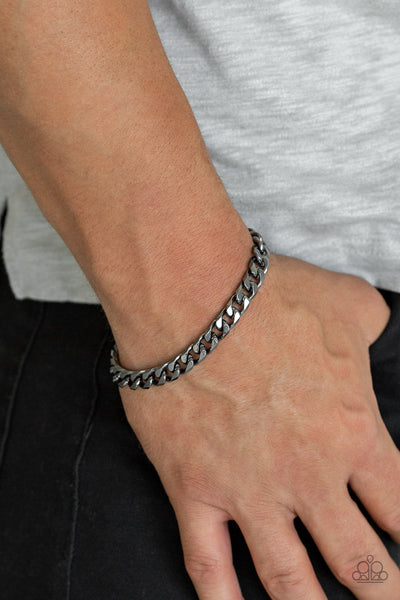 Take It To The Bank - Black Urban Bracelet Paparazzi Accessories