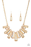 MANE Up - Gold necklace Paparrazi Accessories