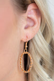 Bend OVAL Backwards - Gold Necklace Paparazzi Accessories