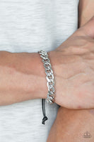 Renegade - Silver Uban Mens Bracelet Paparrazi Accessories