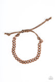 Tiebreaker - Copper Urban Bracelet Paparazzi Accessories