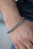 Tiebreaker - Silver Urban Bracelet Paparazzi Accessories