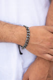 Rulebreaker - Black Urban Bracelet Paparrazi Accessories