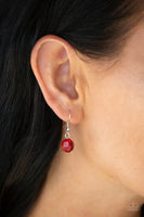 Turn It Up - Red Silver Rings Necklace Paparrazi Accessories