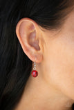 Turn It Up - Red Silver Rings Necklace Paparrazi Accessories