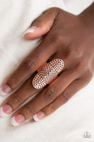 Guru Grunge - Copper Tribal Ring Paparrazi Accessories