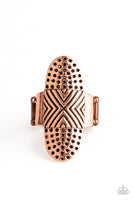 Guru Grunge - Copper Tribal Ring Paparrazi Accessories