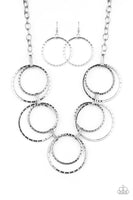 Radiant Revolution - Multi silver Gunmetal necklace Paparrazi Accessories