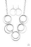 Radiant Revolution - Multi silver Gunmetal necklace Paparrazi Accessories