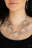 Radiant Revolution - Multi silver Gunmetal necklace Paparrazi Accessories