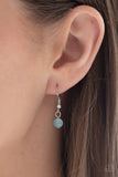 Exquisitely Eden - Blue Floral Necklace Paparrazi Accessories