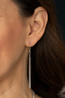 As MOON As I Can - White Long Necklace Paparrazi Accessories