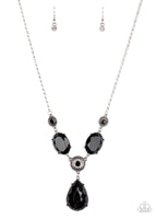 Heirloom Hideaway - Black Necklace Paparazzi Accessories