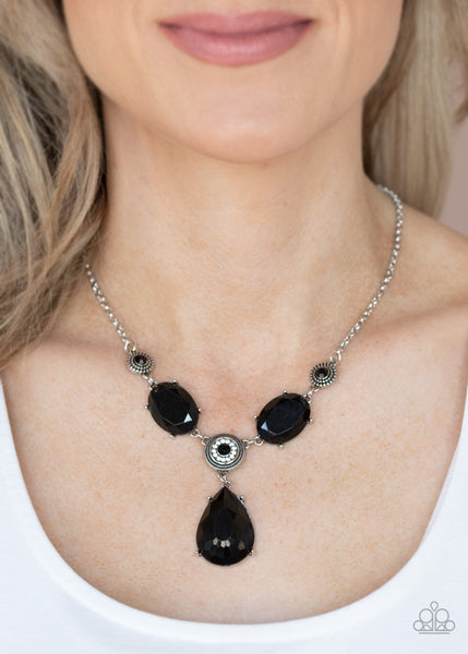 Heirloom Hideaway - Black Necklace Paparazzi Accessories