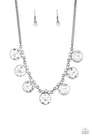 GLOW-Getter Glamour - Black Rhinestone Necklace Paparazzi Accessories