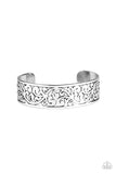 Read The VINE Print - Silver Cuff Bracelet Paparazzi Accessories