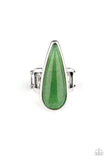 Spiritual Awakening - Green Ring Paparrazi Accessories