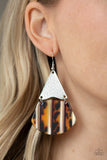 Social Animal - Yellow Earrings Paparazzi Accessories
