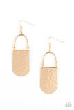 Resort Relic - Gold Earrings Paparazzi Accessories