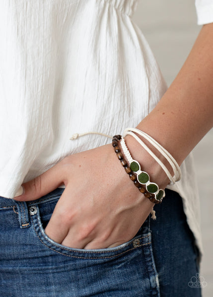 Dream Beach House - Green Urban Bracelet Paparazzi Accessories