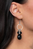 Unapologetic Glow - Black Earrings Paparrazi Accessories