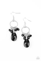 Unapologetic Glow - Black Earrings Paparrazi Accessories