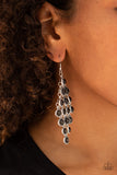 Rural Rainstorms - Black Earrings Paparrazi Accessories