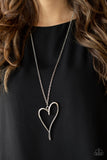 HEARTS So Good - Silver Necklace Paparazzi Accessories