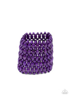 Way Down In Kokomo - Purple Bracelet Paparrazi Accessories