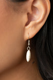 Primitive - White Stone Necklace Paparrazi Accessories