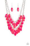 Palm Beach Beauty - Pink Necklace Paparazzi Accessories