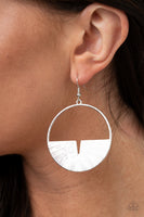 Reimagined Refinement - Silver Earrings Paparrazi Accessories