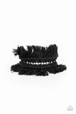 Homespun Hardware - Black Cuff Bracelet Paparazzi Accessories