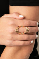 Keep An Open Mind - Gold Ring Paparazzi Accessories