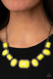 Lets Get Loud - Yellow Necklace Paparazzi Accessories