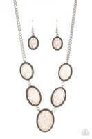 River Valley Radiance - White Paparazzi Accessories Necklace